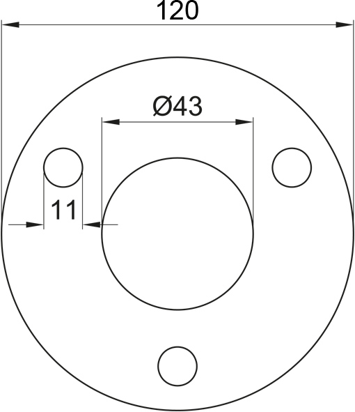 Edelstahl VA Ronde Ronden gelocht Ankerplatten L26129 Edelstahl VA Ronde Ronden gelocht Ankerplatten L26129