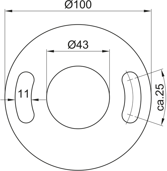 Edelstahl VA Ronde Ronden gelocht Ankerplatten L29109 Edelstahl VA Ronde Ronden gelocht Ankerplatten L29109