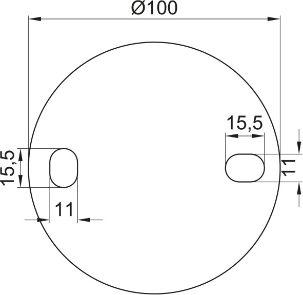 Edelstahl VA Ronde Ronden gelocht Ankerplatten L29319 Edelstahl VA Ronde Ronden gelocht Ankerplatten L29319